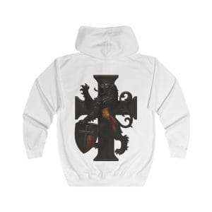 Belgian Lion on Cross Zip Hoodie
