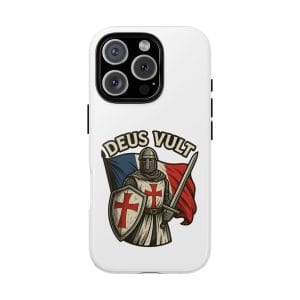 French Deus Vult Premium Protective Phone Case