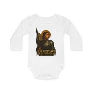 Joan of Arc Baby Bodysuit Organic Long-Sleeve Onesie