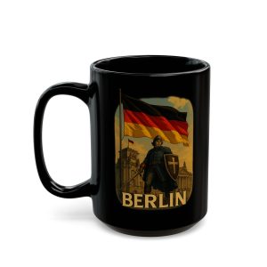 Berliner Knight Black Ceramic Coffee Mug
