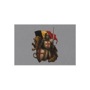 Belgian Knight Lion Outdoor Rug