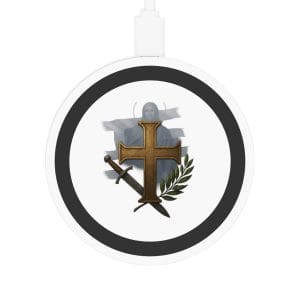 Cross of Cristianity Wireless Charging Pad