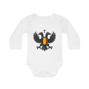 Belgian double headed eagle Baby Bodysuit Organic Long-Sleeve Onesie