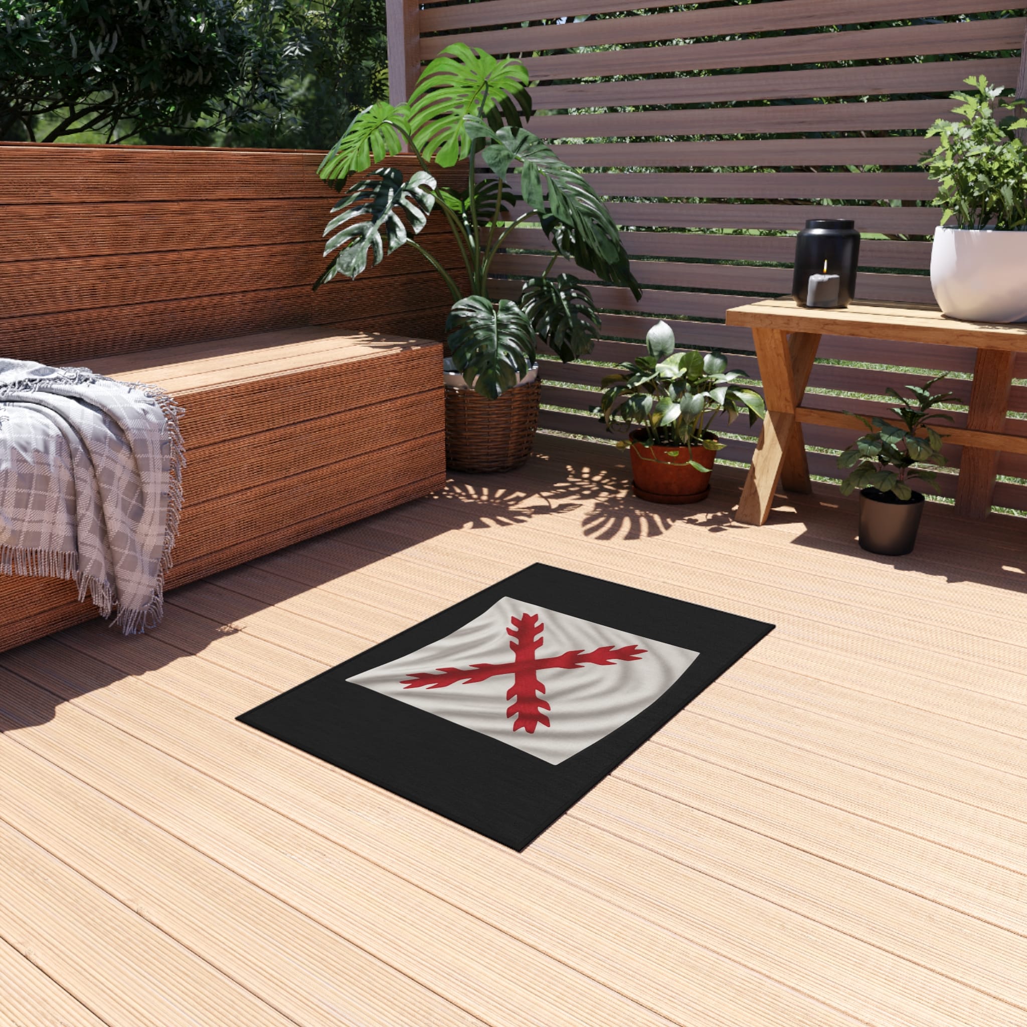 Cruz de Borgoña Outdoor Rug - Image 2
