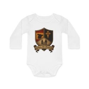 Patria Fe Familia Baby Bodysuit Organic Long-Sleeve Onesie