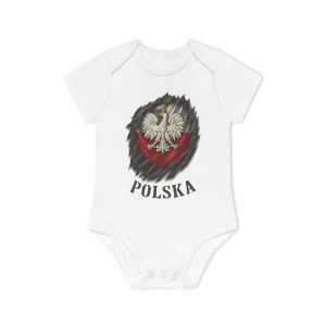 Polish Eagle Baby Organic Short Sleeve Bodysuit