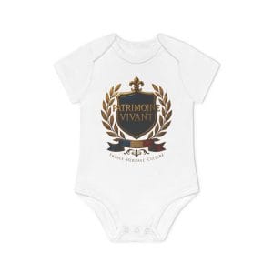 Patrimoine Vivant Baby Organic Short Sleeve Bodysuit