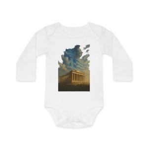 Parthenon Baby Bodysuit Organic Long-Sleeve Onesie