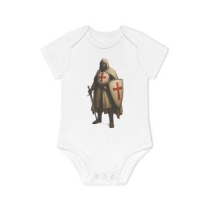 Spanish Knight Baby Organic Short Sleeve Bodysuit