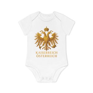 Kaiserreich Osterreich Baby Organic Short Sleeve Bodysuit