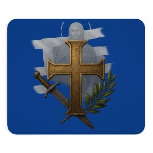 Cross of Cristianity Mouse Pad