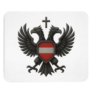 Austrian Double Headed Eagle Mouse Pad
