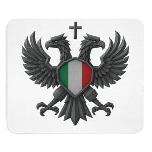 Italian Double Headed Eagle Mouse Pad