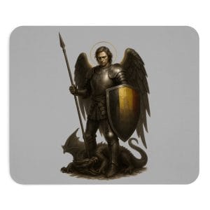 Belgian Angel Knight Mouse Pad